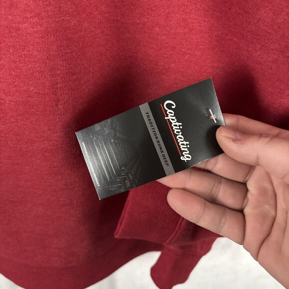 Oklahoma Sooners Sweatshirt OU Red Stitch Letter Sweater Size XL Captivating NWT - Picture 3 of 6